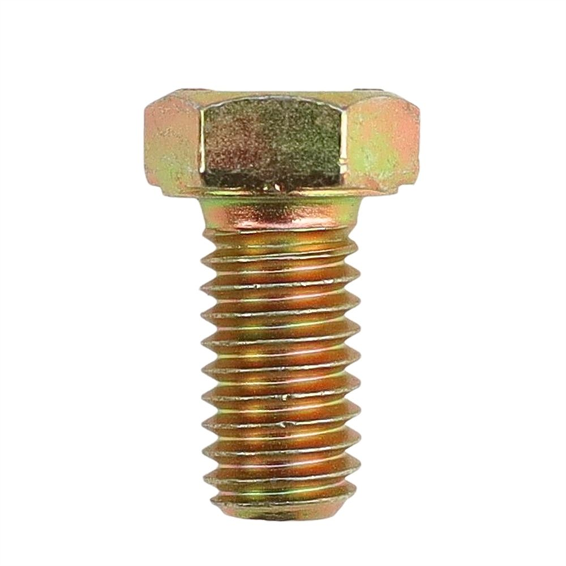 Śruba z łbem 6-kątnym pełny gwint 3/8" x 3/4" UNC DIN933 ocynk - boczna cylindra podnośnika MF-347927139