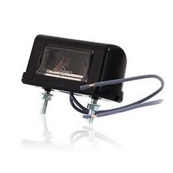 Lampa oświetlenia tablicy rejestracyjnej mała rozstaw śrub 45mm W52Ż 12/24V 343 żarówka z przewodem-347484571