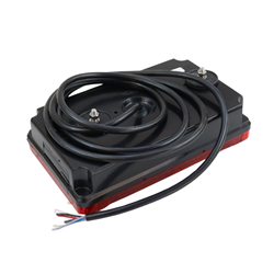 Lampa zespolona tylna W70DL ze światłem cofania LED 12/24V prawa wodoodporna z przewodem-347490509
