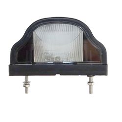 Lampa oświetlenia tablicy rejestracyjnej mała rozstaw śrub 70mm W71 12/24V żarówka z przewodem-347504721