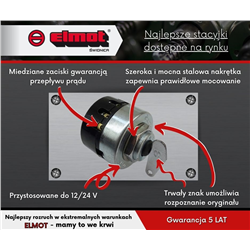 Stacyjka z metalową nakrętką 42342100 5471300 Ursus C-330 C-360 Elmot-347500739