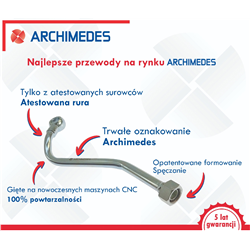 Przewód rozdzielacz olej długi Archimedes-347483736