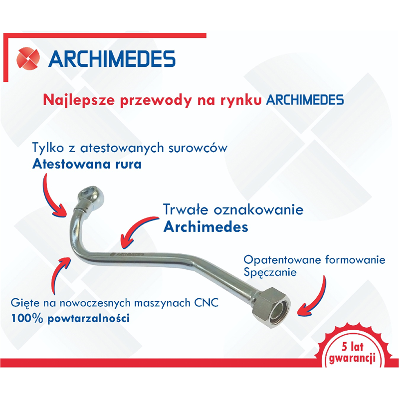 Przewód IV hydrauliki Ursus C-330 Archimedes-347482091