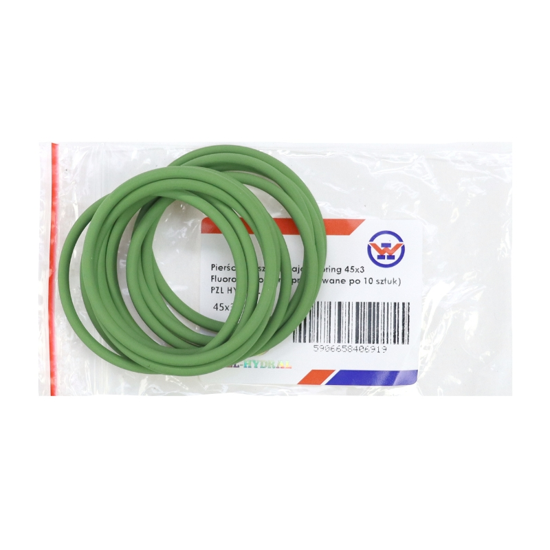 Pierścień uszczelniający O-ring 45x3 oring Fluoroelastomer Viton PZL HYDRAL (sprzedawane po 10 szt - cena za szt )-347516985