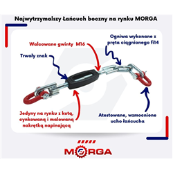 Łańcuch boczny nakrętka kuta Ursus C-360 MORGA-347495053