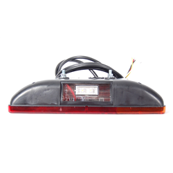 Lampa zespolona tylna E-551 z oświetleniem tablicy rejestracyjnej LED 12/24V lewa dodatkowy odblask kierunek żarówka wodoodporna