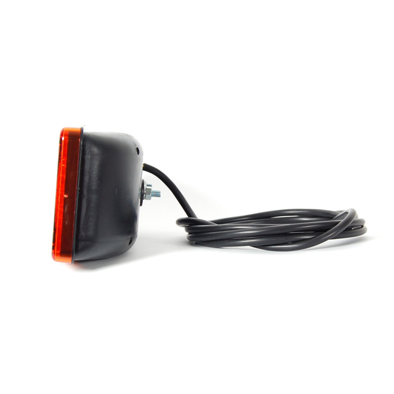 Lampa zespolona tylna E-551 bez oświetleniem tablicy rejestracyjnej LED 12/24V prawa dodatkowy odblask kierunek żarówka wodoodpo