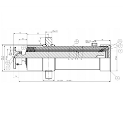 Cylinder hydrauliczny - siłownik wywrotu przyczepy 8-12 ton ARCHIMEDES-347500710