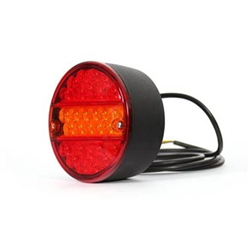 Lampa tylna W19D, 232 12/24V szeroka 5002441 lewa - prawa uniwersalna Ursus C-330 wodoodporna z przewodem LED-347492883