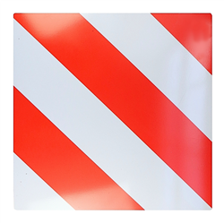 Tablica odblaskowa prostokątna 423X423mm ponad gabaryt prawa Polska UV odporna-347910436