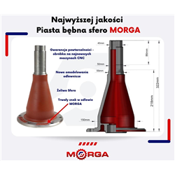 Piasta bębna sfero Kosiarka rotacyjna Z-036 polska MORGA-347507358
