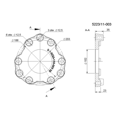 Tarcza prawa prasa Z-224 Rolmus-347493297