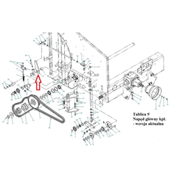 Dźwignia kompletna prasy zwijającej I-347482808