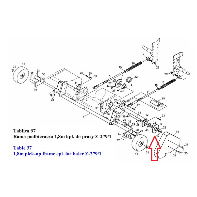 Koło prasa zwijająca Z-25 I Sipma kompletne-347486239