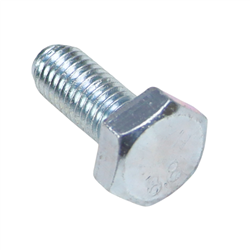 Śruba z łbem 6-kątnym pełny gwint M10x25 kl.8.8 DIN933 ocynk biały-347496355