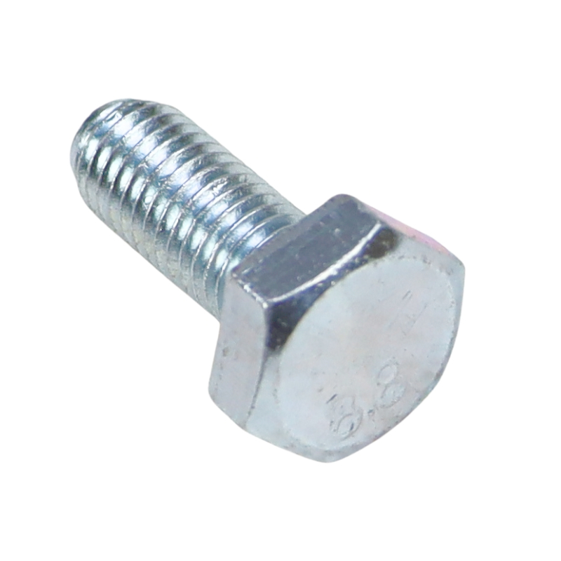 Śruba z łbem 6-kątnym pełny gwint M10x25 kl.8.8 DIN933 ocynk biały-347496355