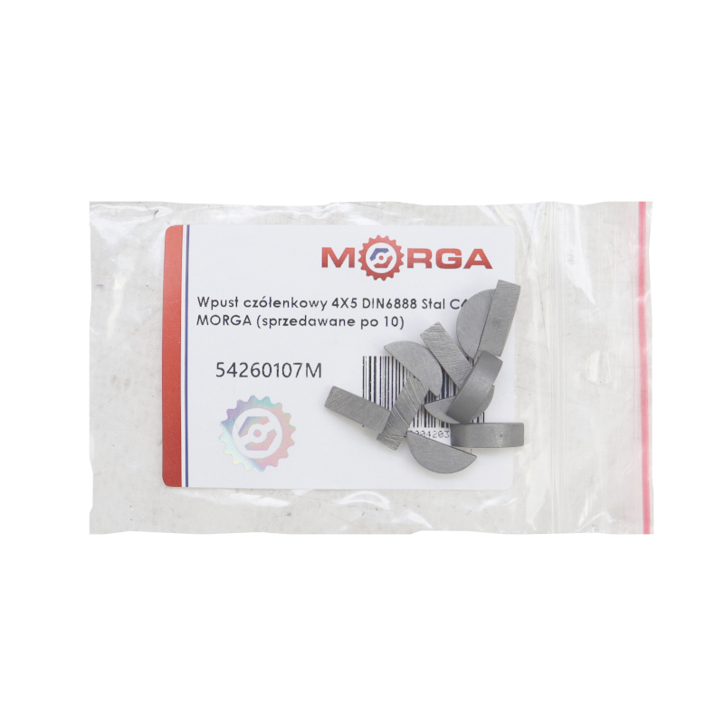 Wpust czółenkowy 4x5 DIN6888 Stal C45 MORGA (sprzedawane po 10)-347514432