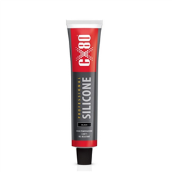 Silikon olejoodporny uszczelniacz trwały odporny na UV -65°C do +260°C czarny 80ml Profesional CX-80-347486447