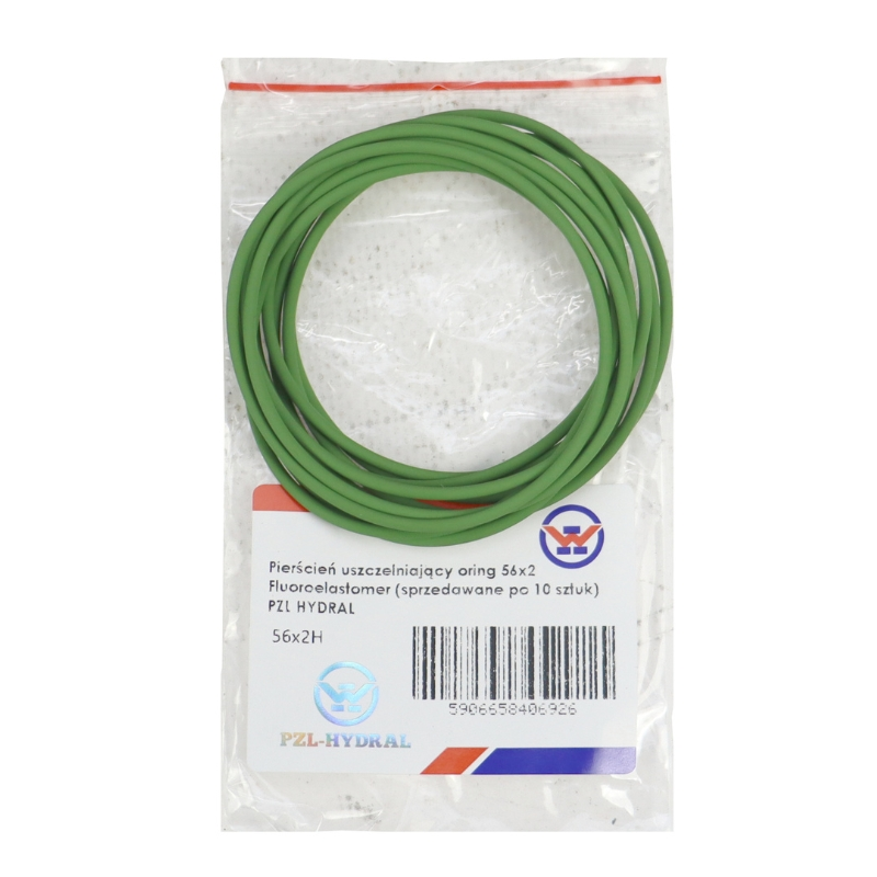 Pierścień uszczelniający O-ring 56x2 oring Fluoroelastomer Viton PZL HYDRAL (sprzedawane po 10 szt - cena za szt )-347516994