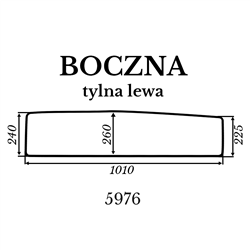Szyba boczna tylna lewa Kubota BX231-347498395