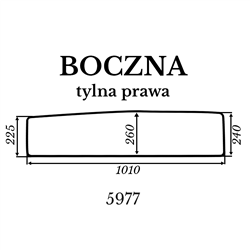 Szyba boczna tylna prawa Kubota BX231-347498394