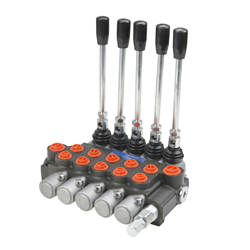 Rozdzielacz hydrauliczny pięciosekcyjny ( 5-sekcyjny ) 40L/min-347495284