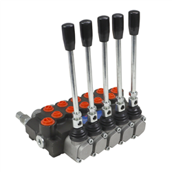 Rozdzielacz hydrauliczny pięciosekcyjny ( 5-sekcyjny ) 40L/min-347495285