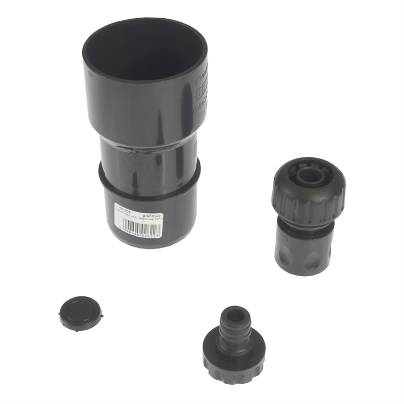Odzyskiwacz wody deszczowej 63mm grafitowy-347499525