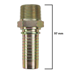 Zakucie hydrauliczne - końcówka AGN DN25 gwint zewnętrzny NPTF 1"-347506259