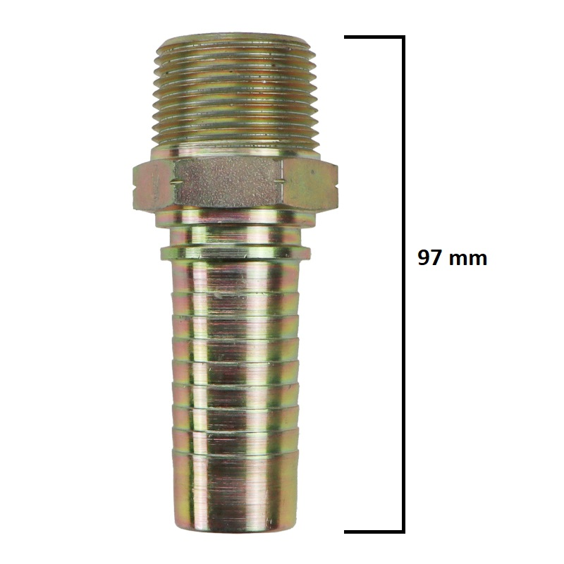 Zakucie hydrauliczne - końcówka AGN DN25 gwint zewnętrzny NPTF 1"-347506259