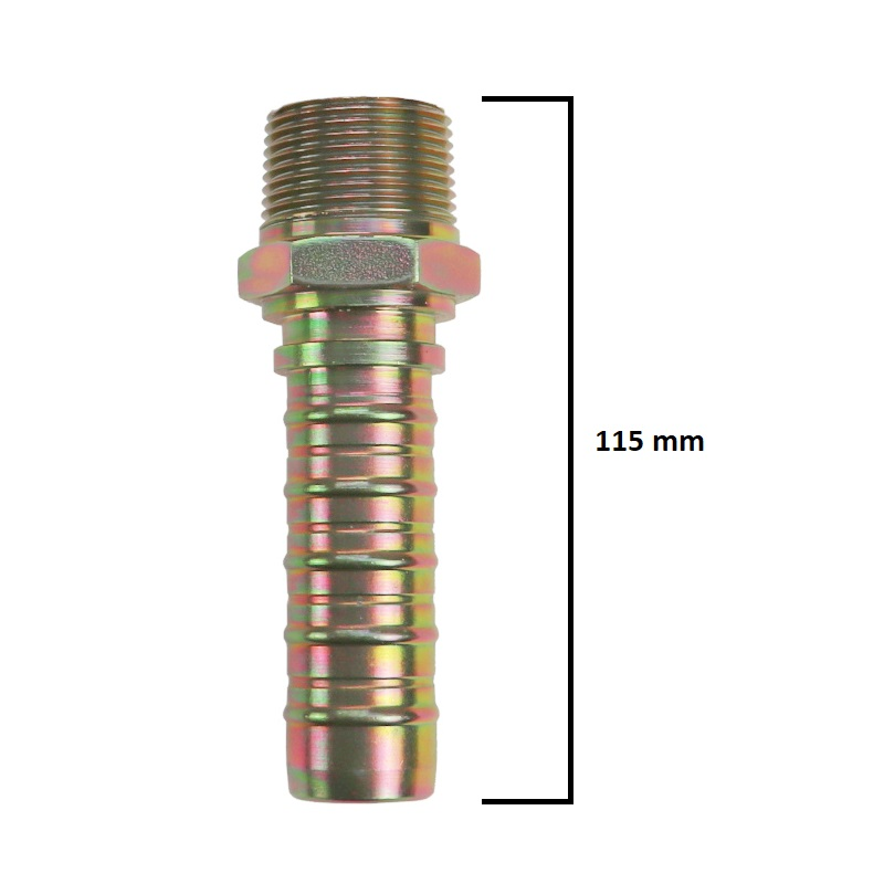 Zakucie hydrauliczne - końcówka AGN DN25 gwint zewnętrzny NPTF 1" stożek 60 stopni-347506241