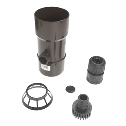 Odzyskiwacz wody deszczowej 90mm brązowy-347499518