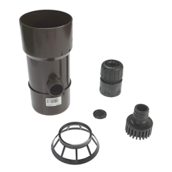 Odzyskiwacz wody deszczowej 90mm brązowy-347499519