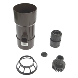 Odzyskiwacz wody deszczowej 90mm brązowy-347499520