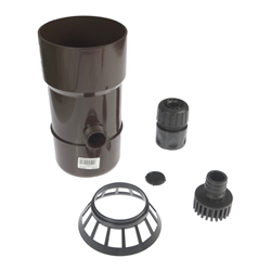 Odzyskiwacz wody deszczowej 110mm brązowy-347499521
