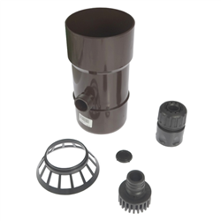 Odzyskiwacz wody deszczowej 110mm brązowy-347499522