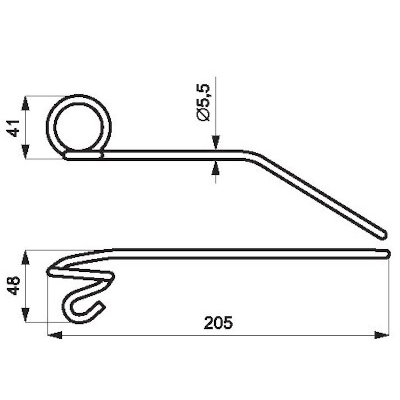 Palec nagarniacza motowideł 650500.0 kombajn Claas-347490903