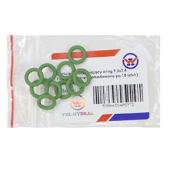 Pierścień uszczelniający O-ring 7,3x2,4 oring Fluoroelastomer Viton PZL HYDRAL (sprzedawane po 10 szt - cena za szt )-347516970