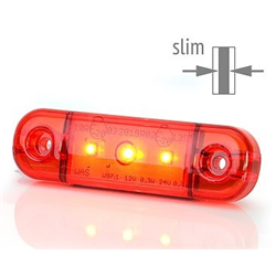 Lampa pozycyjna obrysowa tylna W97.1 12/24V czerwona uniwersalna wodoodporna IP 66/68 z przewodem LED-347491822