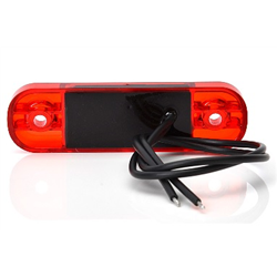 Lampa pozycyjna obrysowa tylna W97.1 12/24V czerwona uniwersalna wodoodporna IP 66/68 z przewodem LED-347491824