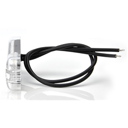Lampa pozycyjna obrysowa przednia W97.1 12/24V biała uniwersalna wodoodporna IP 66/68 z przewodem LED-347491827
