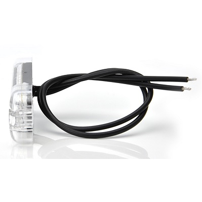 Lampa pozycyjna obrysowa przednia W97.1 12/24V biała uniwersalna wodoodporna IP 66/68 z przewodem LED-347491827
