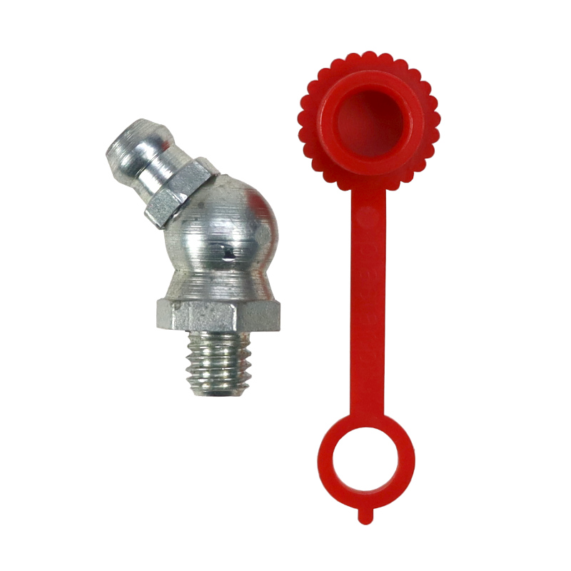 Komplet smarowniczek M6x45 5 szt , osłona smarowniczki czerwona PZL HYDRAL-347511453