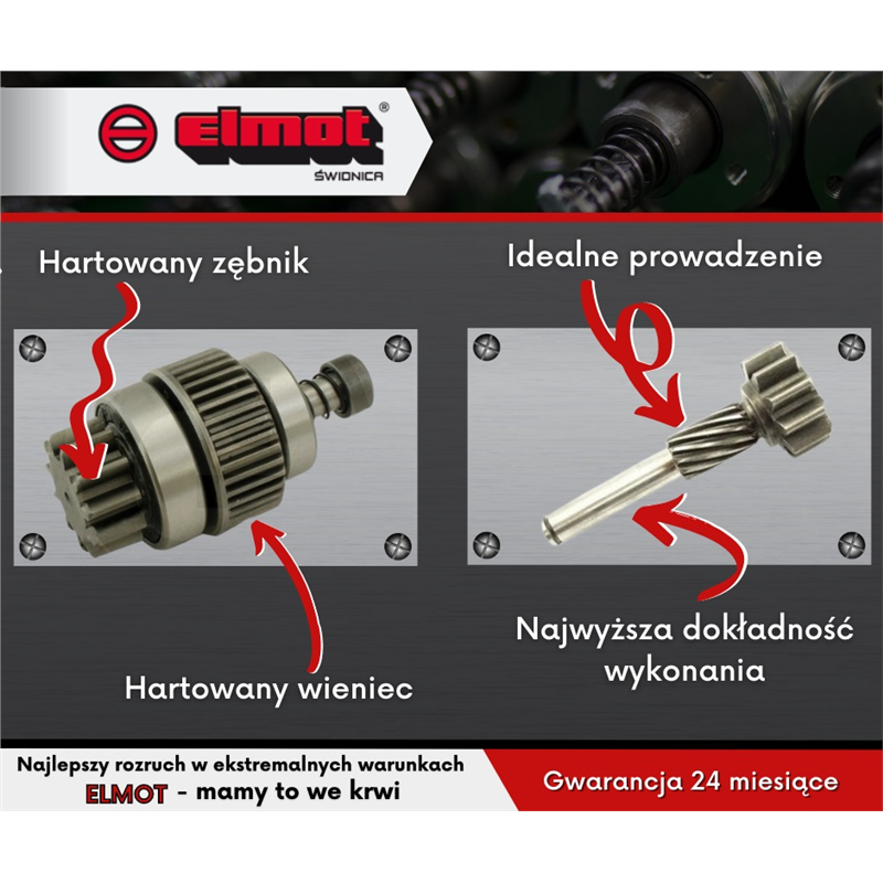 Zespół sprzęgający rozrusznika typu Magneton 9142702 MF New Holland Elmot-347921900