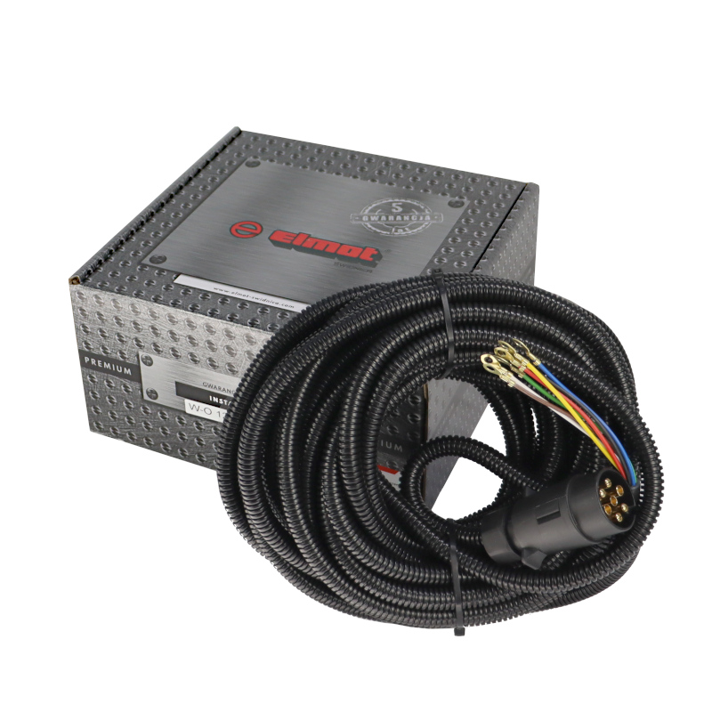 Przewód elektryczny podłączeniowy przyczepy 7x1 12m peszel ELMOT PREMIUM-347507440