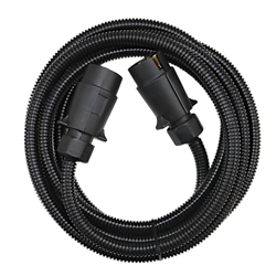 Przewód elektryczny podłączeniowy przyczepy 7x1 3,5m dwie wtyczki (peszel) ELMOT PREMIUM-347507643