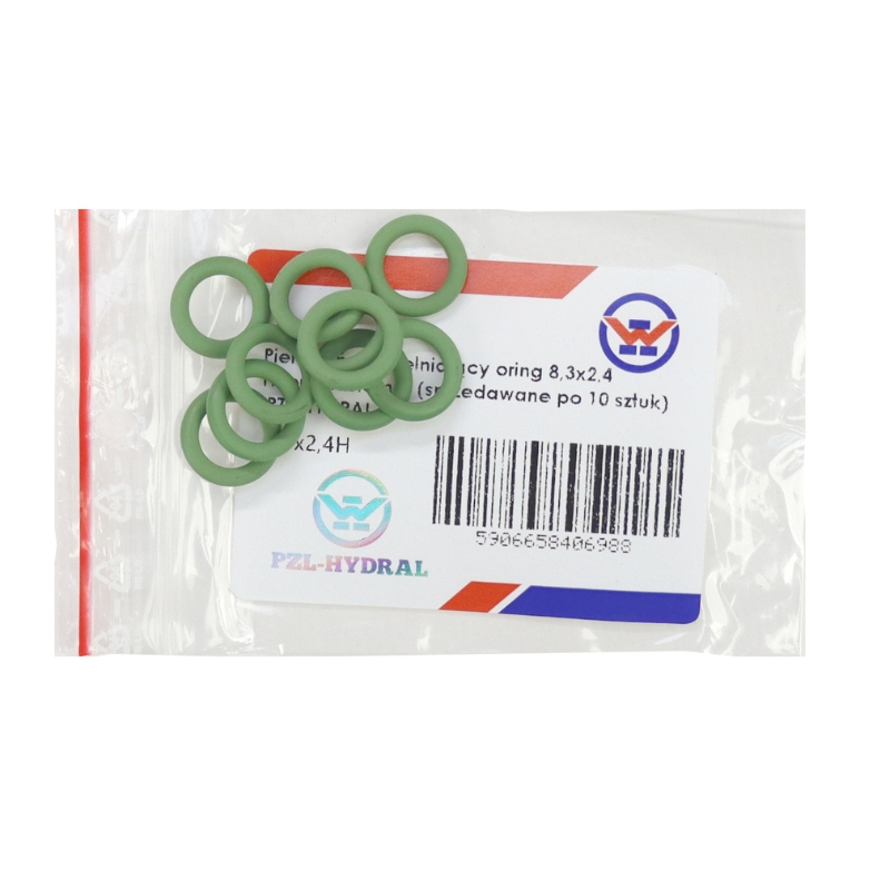 Pierścień uszczelniający O-ring 8,3x2,4 oring Fluoroelastomer Viton PZL HYDRAL (sprzedawane po 10 szt - cena za szt )-347516973