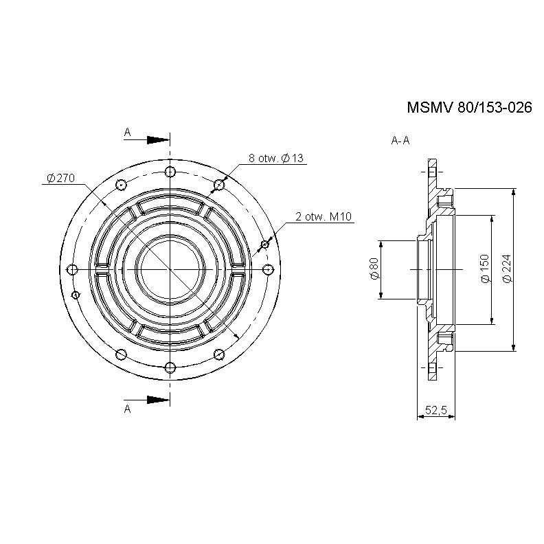 Pokrywa lewa mechanizmu różnicowego C-385 Rolmus-347482628