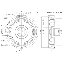 Pokrywa zwolnicy mechanizmu różnicowego lewa Ursus C-385 Rolmus-347480786