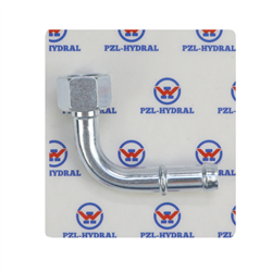 Końcówka rurka wygięta gwint wewnętrzny 90 DN10 M18X1,5 na wąż 11-12mm 8040.90.1000 ( złączka kolanowa do węża ) PZL HYDRAL-3475